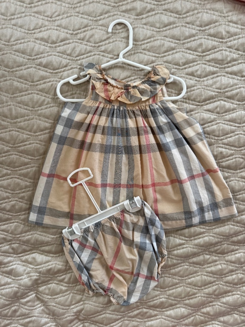 Burberry Children’s Check Print Dress - 9 months